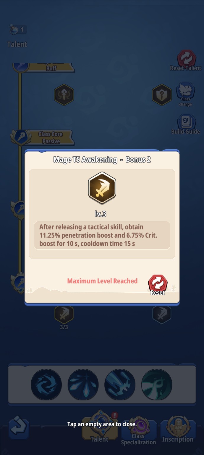 Mage T5 Awakening Bonus 2 at level 3